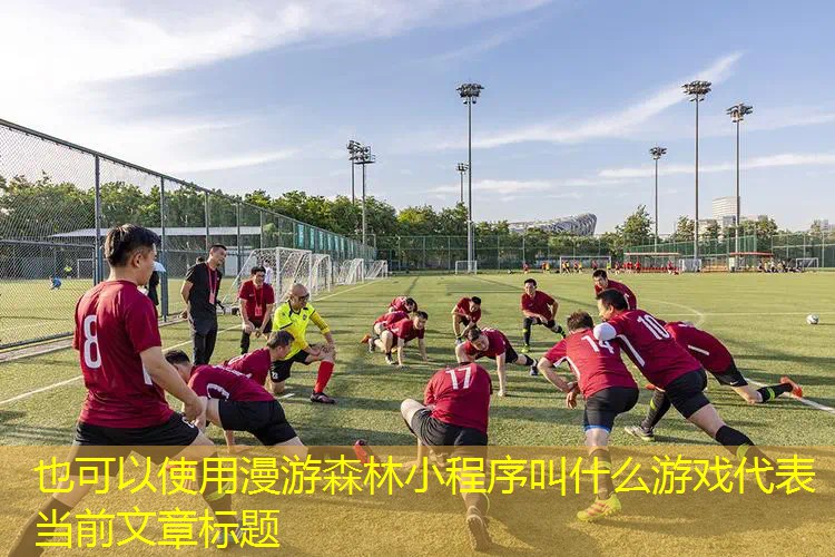 漫游森林小程序叫什么游戏
