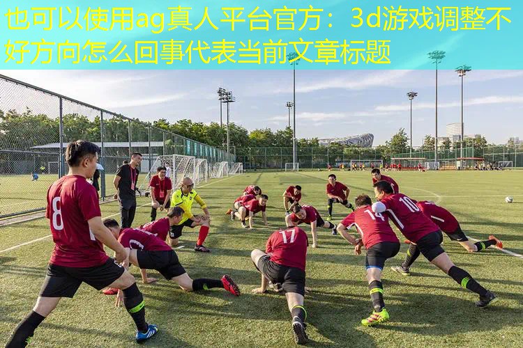 3d游戏调整不好方向怎么回事